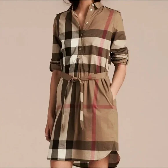 Burberry | Dresses | Burberry Plaid Print Belted Mini Dress | Poshmark Burberry | Dresses | Burberry Plaid Print Belted Mini Dress | Poshmark